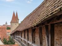 Entlang der Stadtmauer - Rothenburg o.d.T.